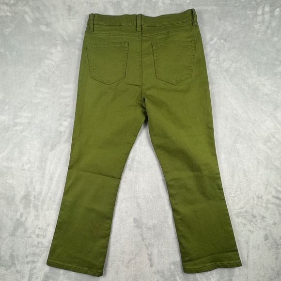 DG2 by Diane Gilman Virtual Stretch Women's Olive Green Bootcut Pants Size 12P‎ - Picture 2 of 15